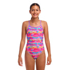 Funkita Girls Single Strap One Piece | Leave In-Swimwear-Funkita-8-Leave In-Ashlee Grace Activewear & Swimwear Online