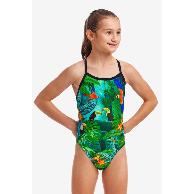 Funkita Girls Single Strap One Piece | Lost Forest-Swimwear-Funkita-8-Lost Forest-Ashlee Grace Activewear & Swimwear Online