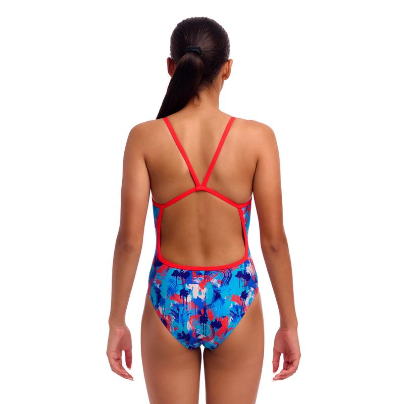 Funkita Girls Single Strap One Piece | Messy Messy Messy-Swimwear-Funkita-8-Messy Messy Messy-Ashlee Grace Activewear & Swimwear Online