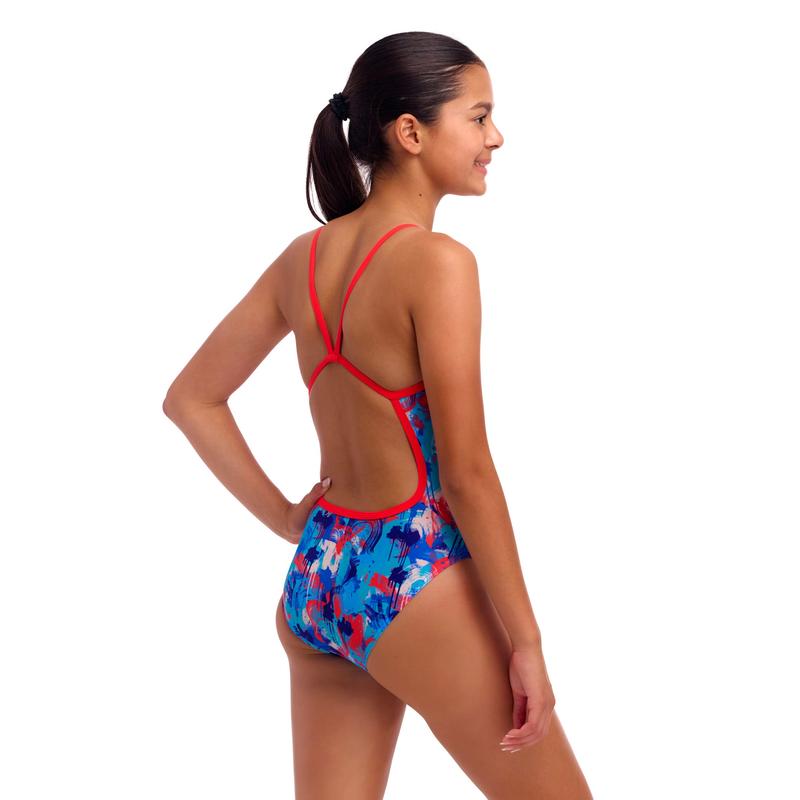 Funkita Girls Single Strap One Piece | Messy Messy Messy-Swimwear-Funkita-8-Messy Messy Messy-Ashlee Grace Activewear & Swimwear Online