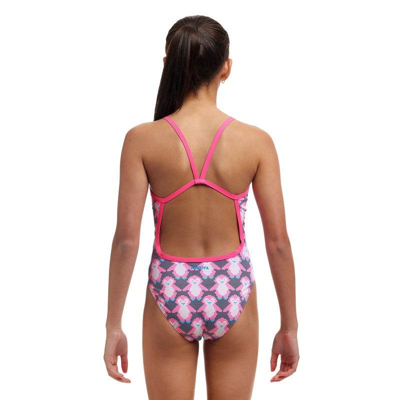 Funkita Girls Single Strap One Piece | Pen Guy-Swimwear-Funkita-8-Pen Guy-Ashlee Grace Activewear & Swimwear Online