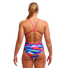 Funkita Girls Single Strap One Piece | Royal Wave-Swimwear-Funkita-8-Royal Wave-Ashlee Grace Activewear & Swimwear Online