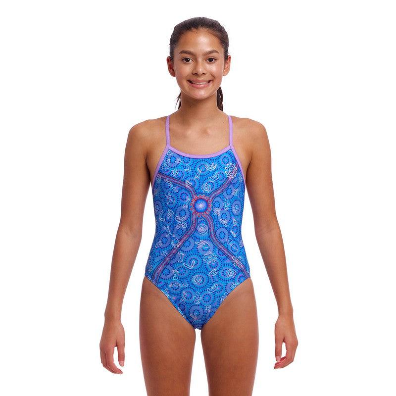 Funkita Girls Single Strap One Piece | Sea Dreams-Swimwear-Funkita-8-Sea Dreams-Ashlee Grace Activewear & Swimwear Online