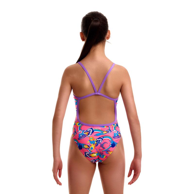 Funkita Girls Single Strap One Piece | Sweet Surfers-Swimwear-Funkita-8-Sweet Surfers-Ashlee Grace Activewear & Swimwear Online
