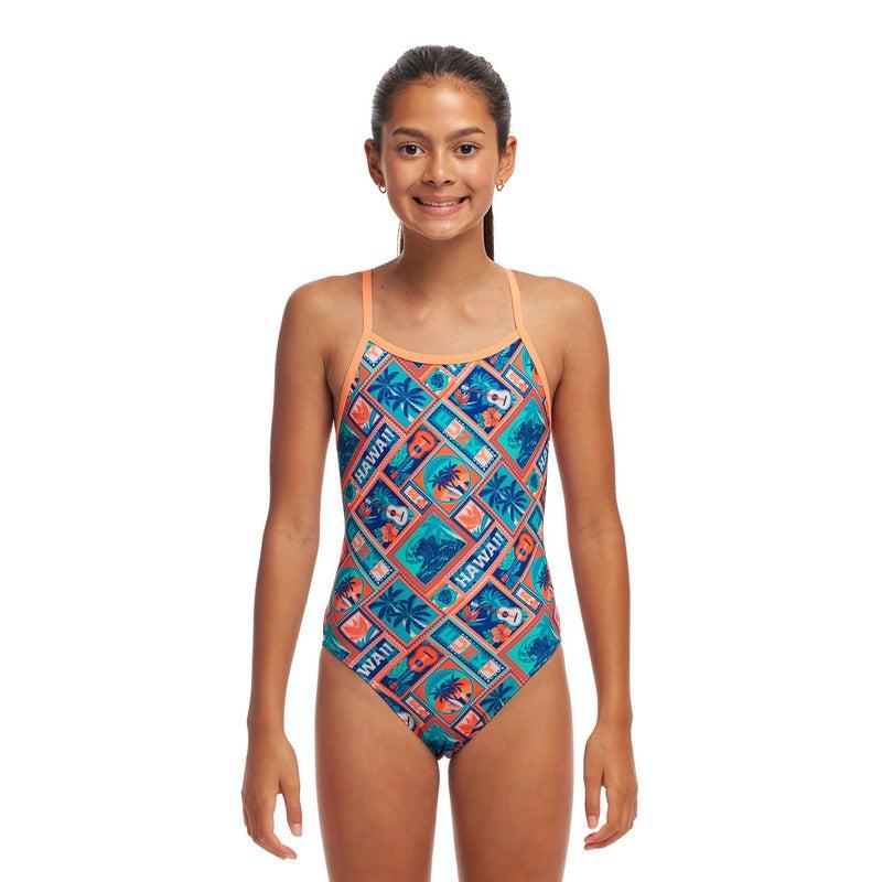 Funkita Girls Single Strap One Piece | Tiki Tango-Swimwear-Funkita-8-Tiki Tango-Ashlee Grace Activewear & Swimwear Online