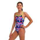 Funkita Girls Single Strap One Piece | Wet Wave-Swimwear-Funkita-8-Wet Wave-Ashlee Grace Activewear & Swimwear Online