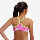 Funkita Girls Swim Crop Top | Pink Caps-Swimwear-Funkita-8-Pink Caps-Ashlee Grace Activewear & Swimwear Online