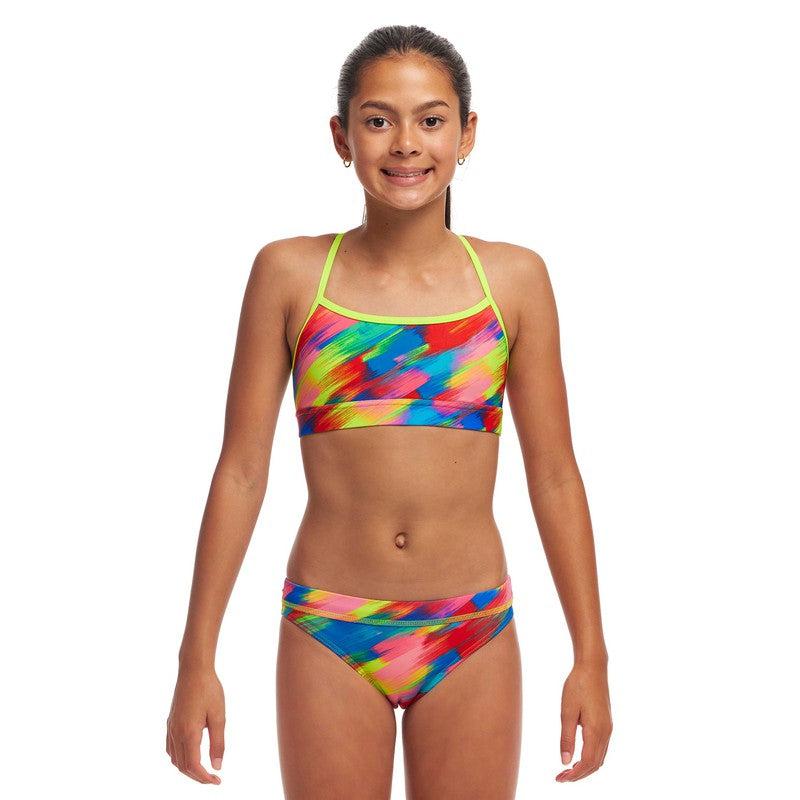 Funkita Girls Swim Crop Top | Stroked-Swimwear-Funkita-8-Stroked-Ashlee Grace Activewear & Swimwear Online