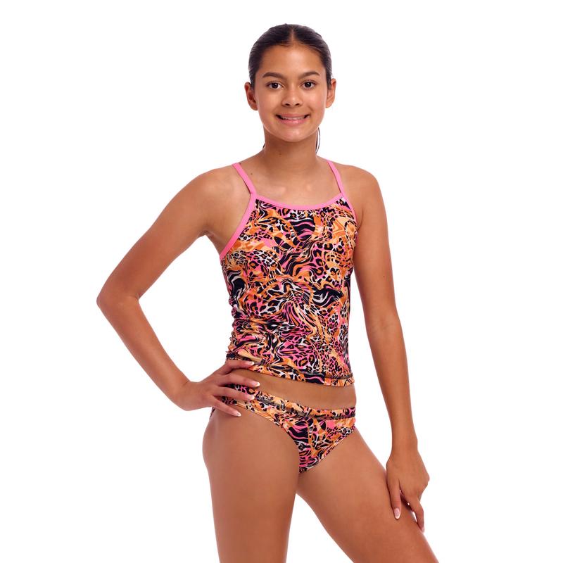 Funkita Girls Swim Steady Tankini + Brief | Tipsy Tiger-Swimwear-Funkita-8-Tipsy Tiger-Ashlee Grace Activewear & Swimwear Online