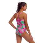 Funkita Girls Swim Steady Tankini + Brief | Tropic Palm-Swimwear-Funkita-8-Tropic Palm-Ashlee Grace Activewear & Swimwear Online