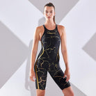 Funkita Ladies Apex Predator X Free Back Kneeskin | Cracked Gold-Swimwear-Funkita-18-Cracked Gold-Ashlee Grace Activewear & Swimwear Online
