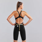 Funkita Ladies Apex Predator X Free Back Kneeskin | Cracked Gold-Swimwear-Funkita-18-Cracked Gold-Ashlee Grace Activewear & Swimwear Online