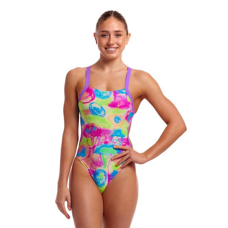 Funkita Ladies Brace Free One Piece | Sweet Sting-Swimwear-Funkita-6-Sweet Sting-Ashlee Grace Activewear & Swimwear Online