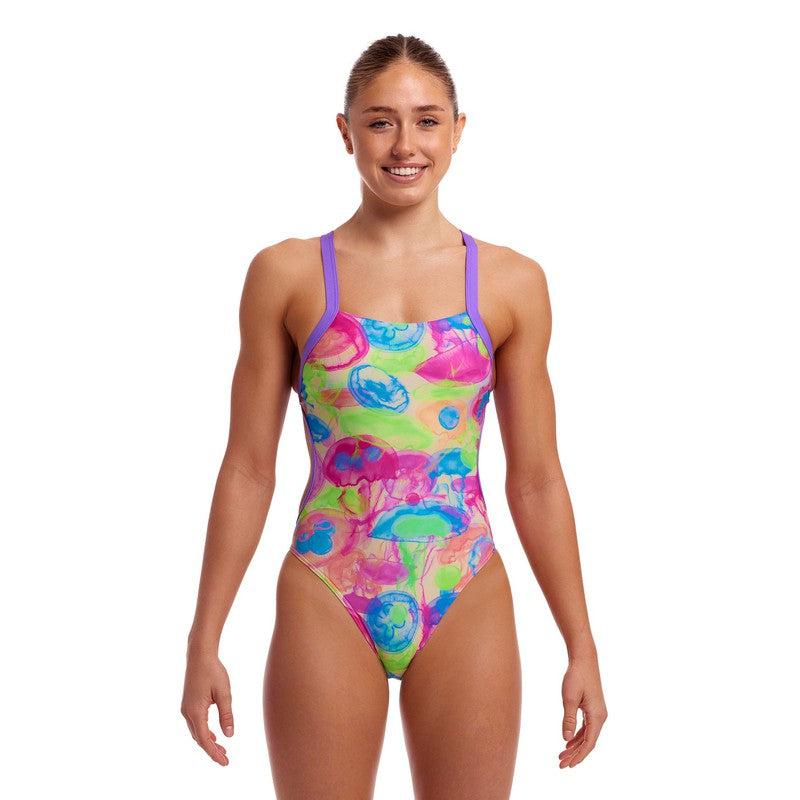 Funkita Ladies Brace Free One Piece | Sweet Sting-Swimwear-Funkita-6-Sweet Sting-Ashlee Grace Activewear & Swimwear Online