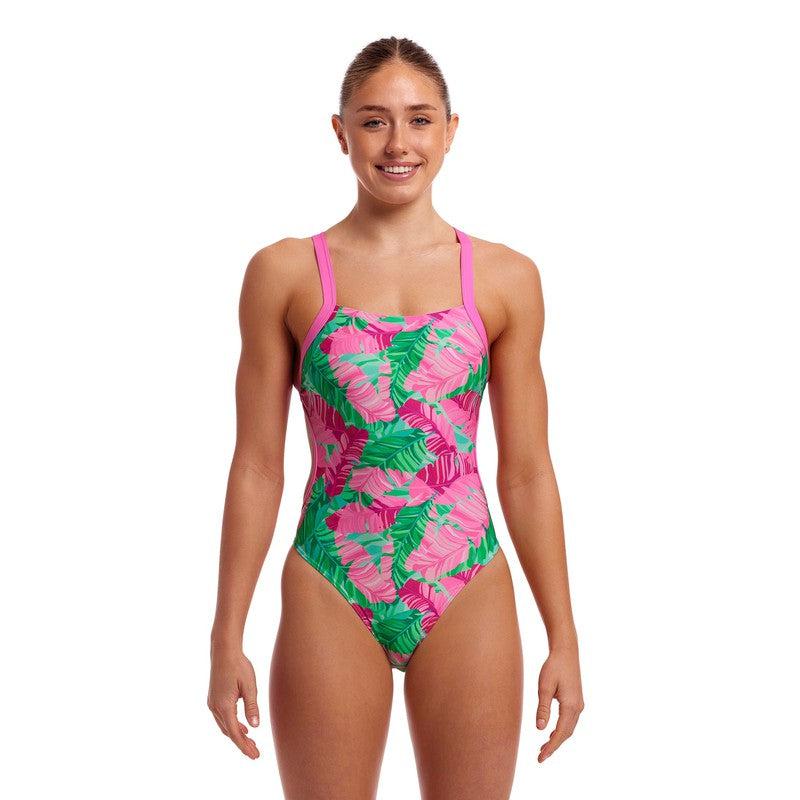 Funkita Ladies Brace Free One Piece | Tropic Palm-Swimwear-Funkita-6-Tropic Palm-Ashlee Grace Activewear & Swimwear Online