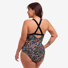 Funkita Ladies Brace Me Back One Piece | Copper Cluster-Swimwear-Funkita-10-Copper Cluster-Ashlee Grace Activewear & Swimwear Online