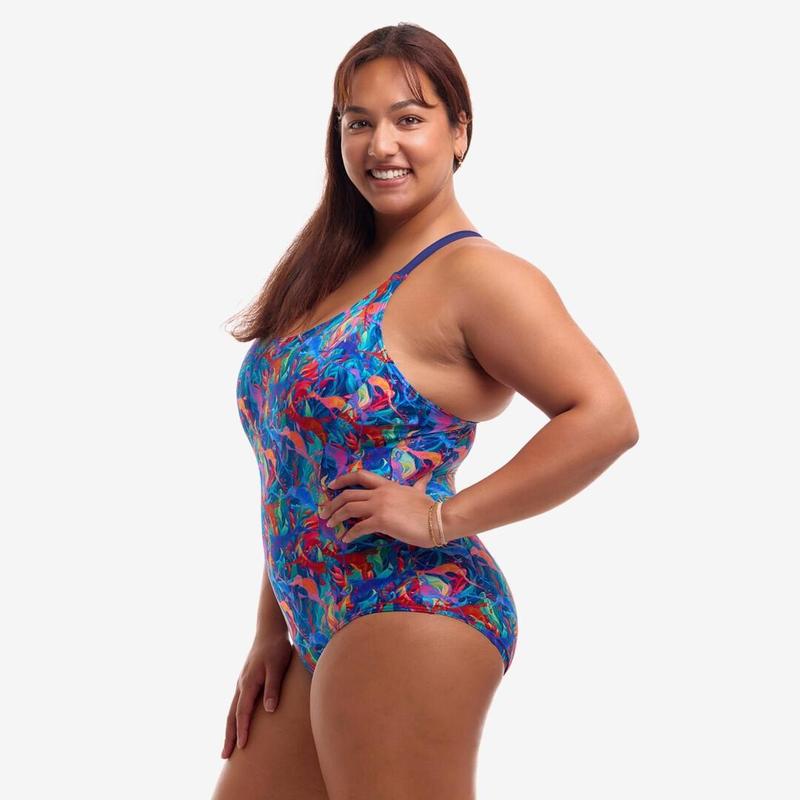 Funkita Ladies Brace Me Back One Piece | Weedy One-Swimwear-Funkita-10-Weedy One-Ashlee Grace Activewear & Swimwear Online