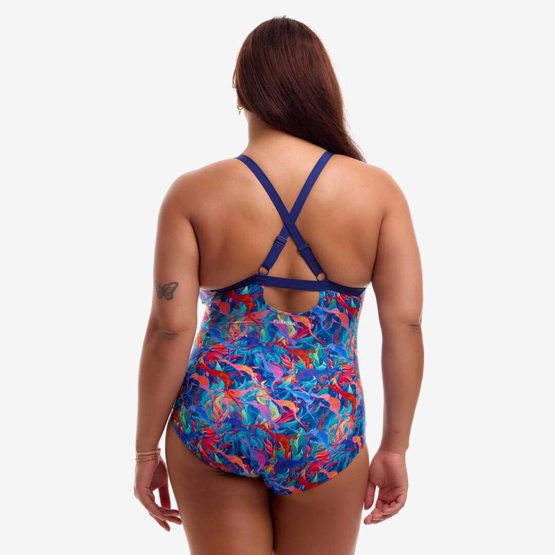 Funkita Ladies Brace Me Back One Piece | Weedy One-Swimwear-Funkita-10-Weedy One-Ashlee Grace Activewear & Swimwear Online