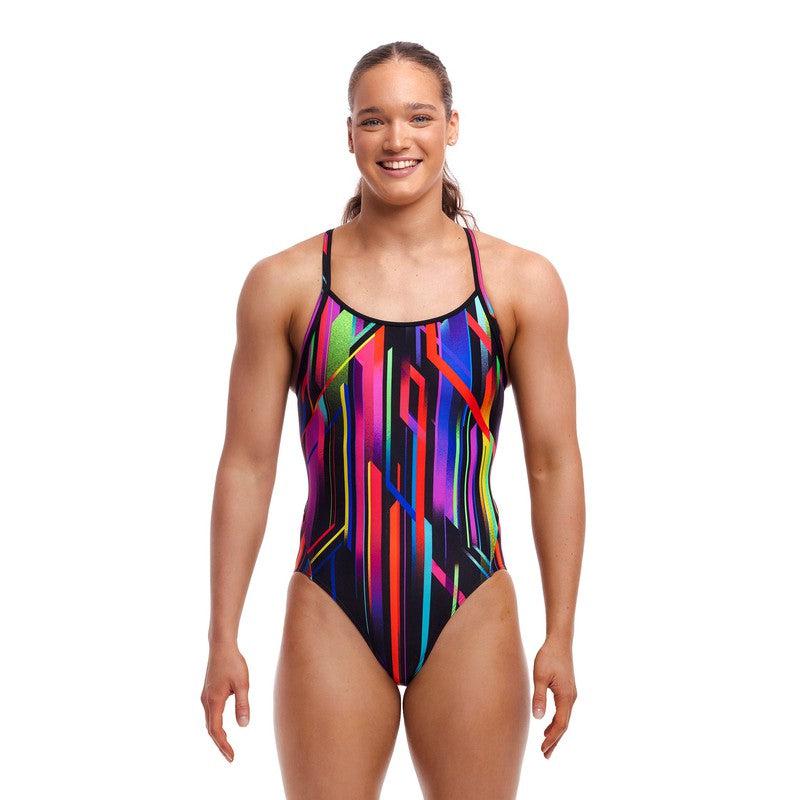 Funkita Ladies Diamond Back One Piece | Baby Beamer-Swimwear-Funkita-6-Baby Beamer-Ashlee Grace Activewear & Swimwear Online