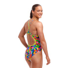 Funkita Ladies Diamond Back One Piece | Bright Birds-Swimwear-Funkita-6-Bright Birds-Ashlee Grace Activewear & Swimwear Online