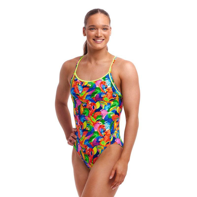 Funkita Ladies Diamond Back One Piece | Bright Birds-Swimwear-Funkita-6-Bright Birds-Ashlee Grace Activewear & Swimwear Online