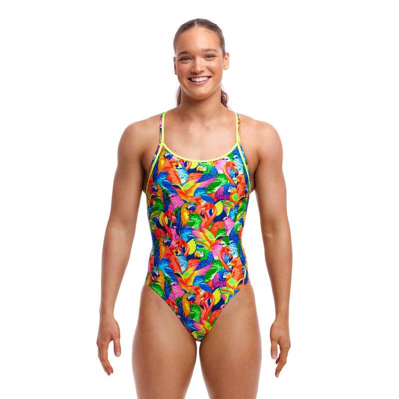 Funkita Ladies Diamond Back One Piece | Bright Birds-Swimwear-Funkita-6-Bright Birds-Ashlee Grace Activewear & Swimwear Online