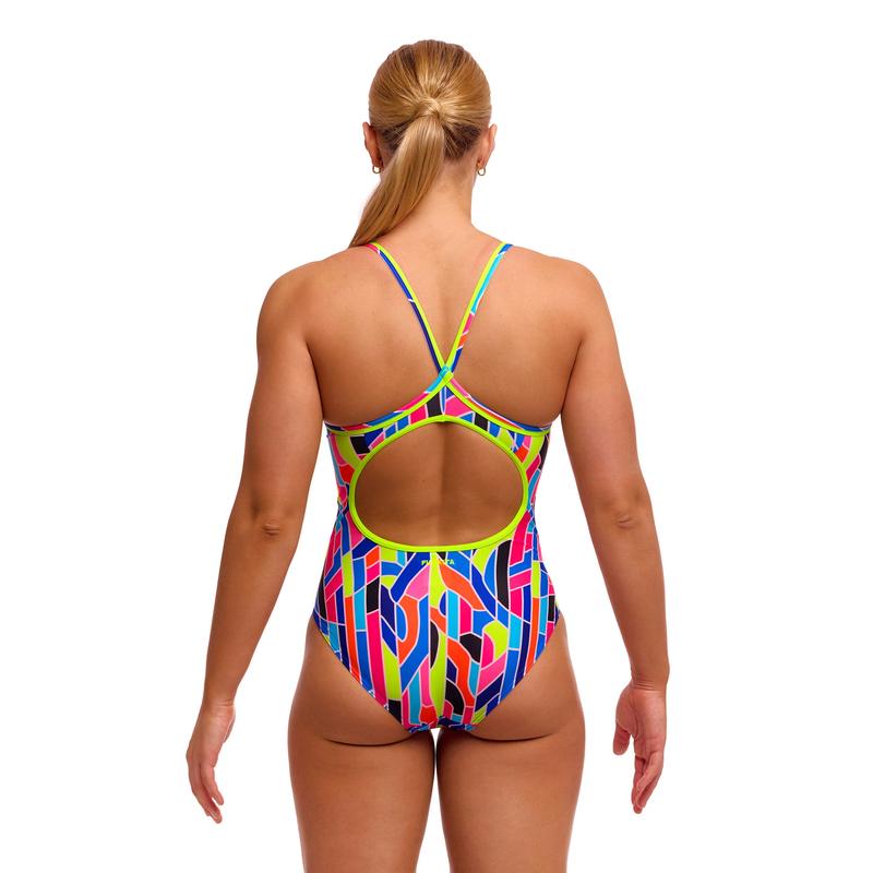Funkita Ladies Diamond Back One Piece | Fault Lines-Swimwear-Funkita-6-Fault Lines-Ashlee Grace Activewear & Swimwear Online