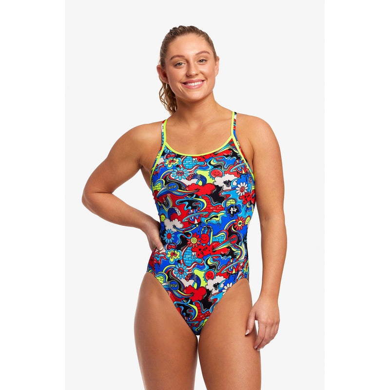 Funkita Ladies Diamond Back One Piece | Happy Jack-Swimwear-Funkita-6-Happy Jack-Ashlee Grace Activewear & Swimwear Online