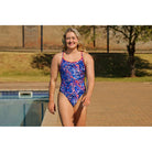 Funkita Ladies Diamond Back One Piece | Mad Cat-Swimwear-Funkita-6-Mad Cat-Ashlee Grace Activewear & Swimwear Online