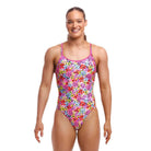 Funkita Ladies Diamond Back One Piece | Summer Nights-Swimwear-Funkita-6-Summer Nights-Ashlee Grace Activewear & Swimwear Online