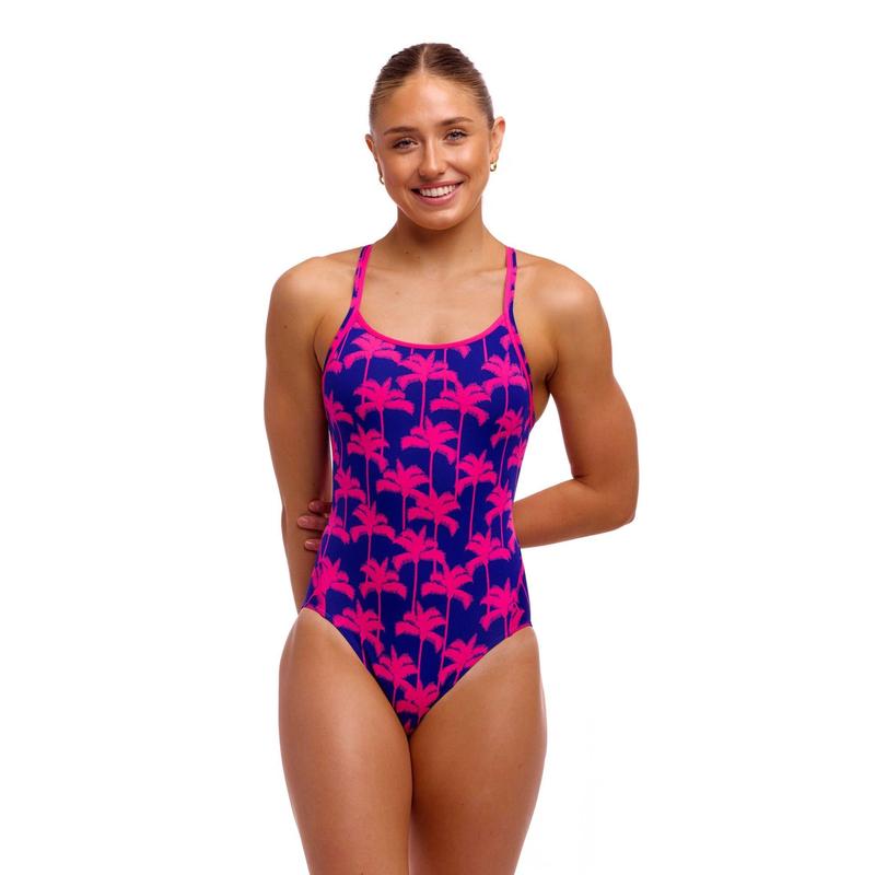 Funkita Ladies Diamond Secure One Piece | Pinky Palms-Swimwear-Funkita-6-Pinky Palms-Ashlee Grace Activewear & Swimwear Online