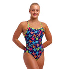 Funkita Ladies Diamond Secure One Piece | Starry Night-Swimwear-Funkita-6-Starry Night-Ashlee Grace Activewear & Swimwear Online