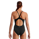 Funkita Ladies Diamond Secure One Piece | Still Black-Swimwear-Funkita-6-Still Black-Ashlee Grace Activewear & Swimwear Online