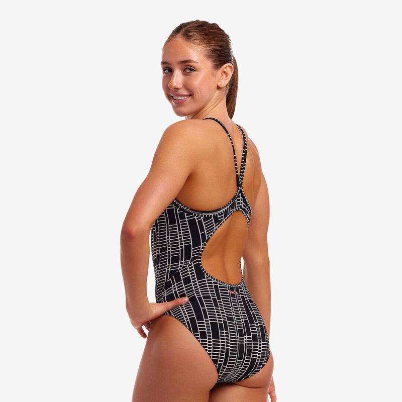 Funkita Ladies Diamond Secure One Piece | Up The Ladder-Swimwear-Funkita-6-Up The Ladder-Ashlee Grace Activewear & Swimwear Online