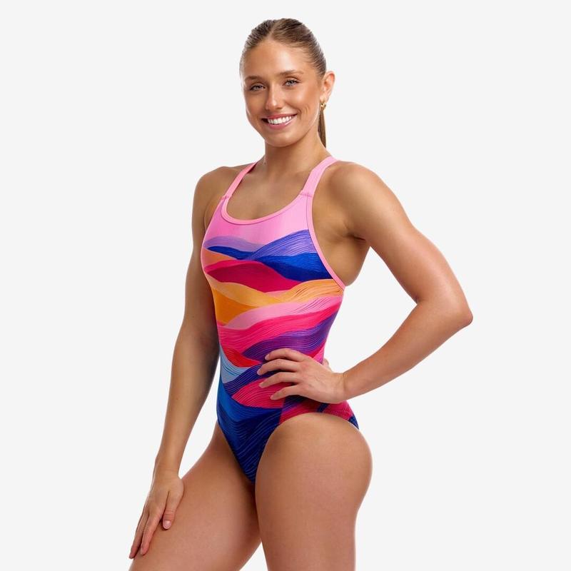 Funkita Ladies Eclipse One Piece | Misty Mournes-Swimwear-Funkita-8-Misty Mournes-Ashlee Grace Activewear & Swimwear Online