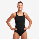 Funkita Ladies Eclipse One Piece | Still Black-Swimwear-Funkita-8-Still Black-Ashlee Grace Activewear & Swimwear Online