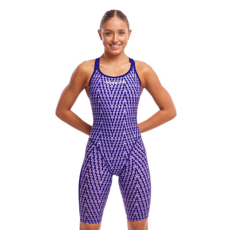 Funkita Ladies Fast Legs One Piece | Future Dusk-Swimwear-Funkita-30-Future Dusk-Ashlee Grace Activewear & Swimwear Online