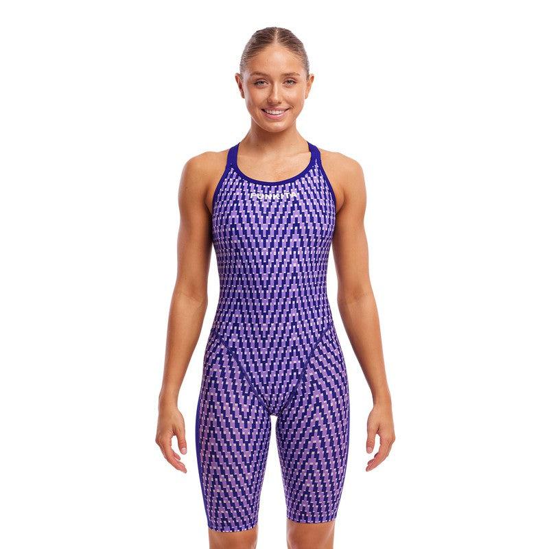 Funkita Ladies Fast Legs One Piece | Future Dusk-Swimwear-Funkita-30-Future Dusk-Ashlee Grace Activewear & Swimwear Online