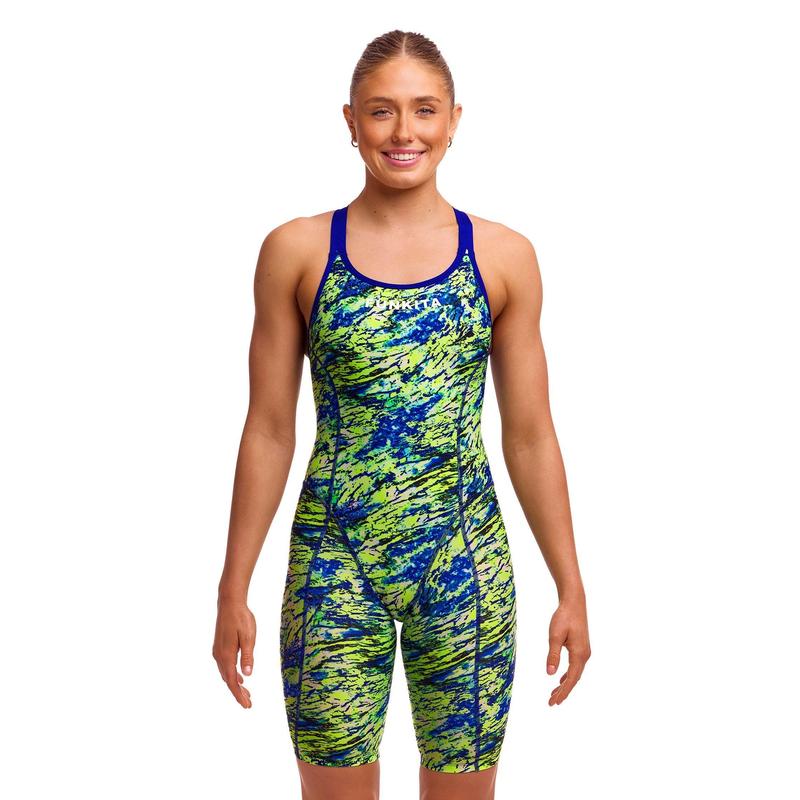Funkita Ladies Fast Training One Piece | Scaled Back-Swimwear-Funkita-30-Scaled Back-Ashlee Grace Activewear & Swimwear Online
