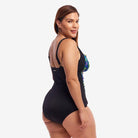 Funkita Ladies Ruched One Piece | Midnight Meadow-Swimwear-Funkita-10-Midnight Meadow-Ashlee Grace Activewear & Swimwear Online
