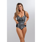 Funkita Ladies Ruched One Piece | Stick Stack-Swimwear-Funkita-10-Stick Stack-Ashlee Grace Activewear & Swimwear Online