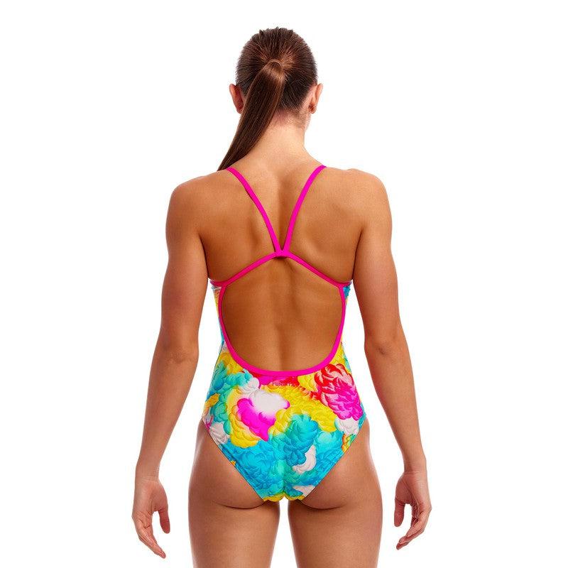 Funkita Ladies Single Strap One Piece | Cloudy Colours-Swimwear-Funkita-6-Cloudy Colours-Ashlee Grace Activewear & Swimwear Online