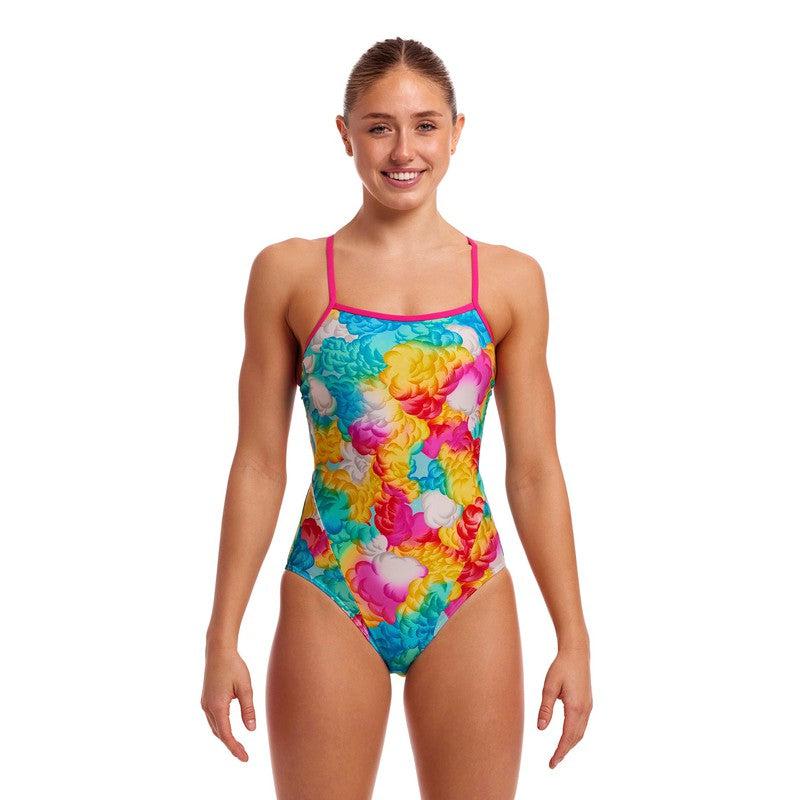 Funkita Ladies Single Strap One Piece | Cloudy Colours-Swimwear-Funkita-6-Cloudy Colours-Ashlee Grace Activewear & Swimwear Online