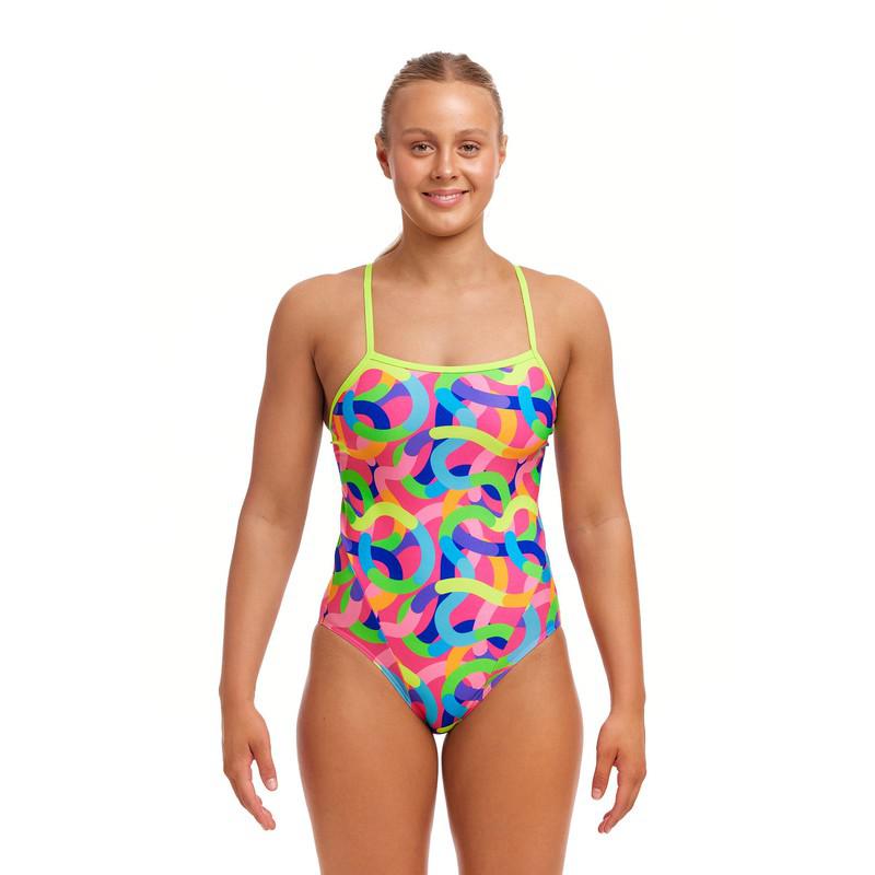 Funkita Ladies Single Strap One Piece | Curly Wurly-Swimwear-Funkita-6-Curly Wurly-Ashlee Grace Activewear & Swimwear Online