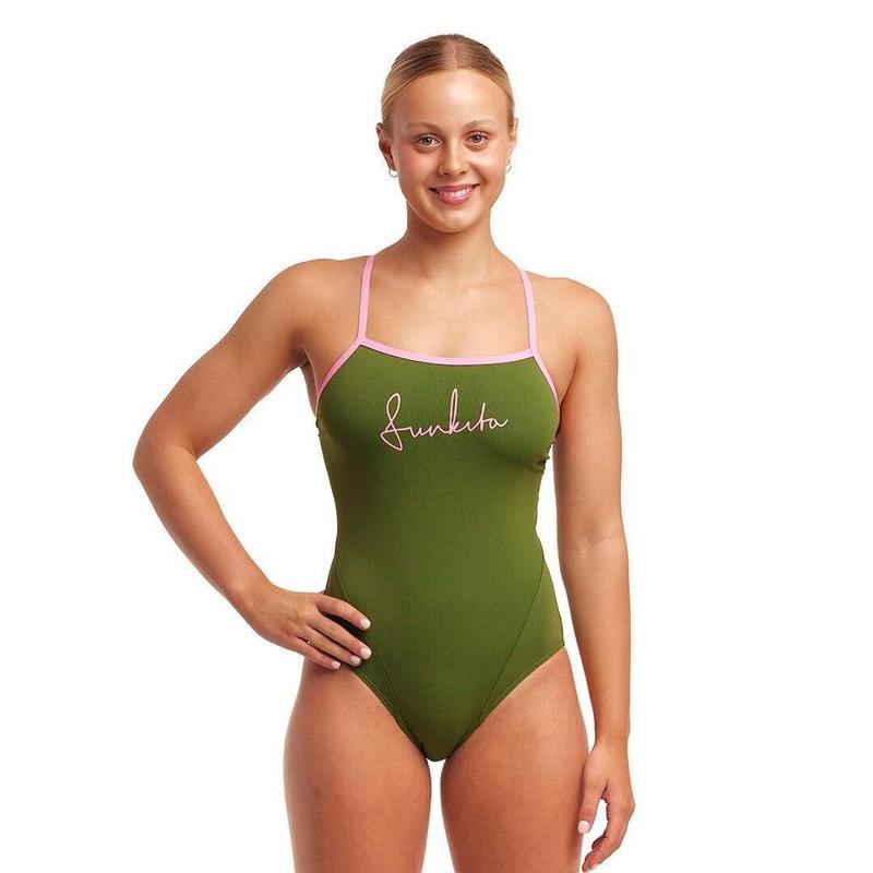 Funkita Ladies Single Strap One Piece | Glamo Camo-Swimwear-Funkita-6-Glamo Camo-Ashlee Grace Activewear & Swimwear Online