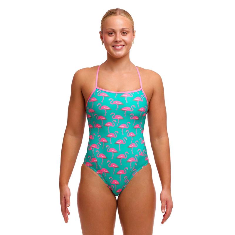 Funkita Ladies Single Strap One Piece | Go Flamingo!-Swimwear-Funkita-6-Go Flamingo!-Ashlee Grace Activewear & Swimwear Online