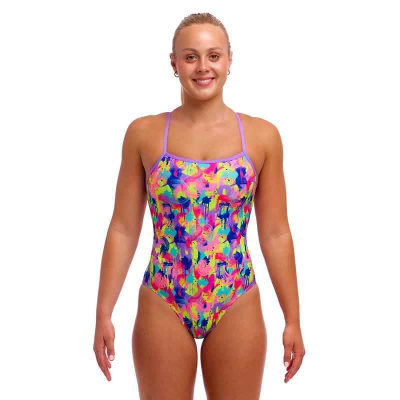 Funkita Ladies Single Strap One Piece | Mess Match-Swimwear-Funkita-6-Mess Match-Ashlee Grace Activewear & Swimwear Online
