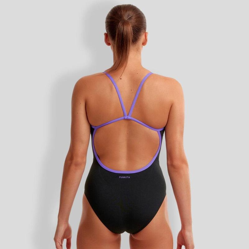 Funkita Ladies Single Strap One Piece | Night Mare-Swimwear-Funkita-6-Night Mare-Ashlee Grace Activewear & Swimwear Online