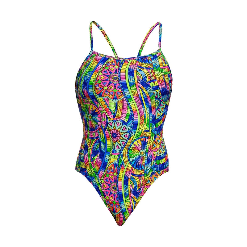 Funkita Ladies Single Strap One Piece | Spin The Bottle-Swimwear-Funkita-8-Spin The Bottle-Ashlee Grace Activewear & Swimwear Online