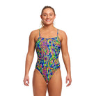 Funkita Ladies Single Strap One Piece | Spin The Bottle-Swimwear-Funkita-8-Spin The Bottle-Ashlee Grace Activewear & Swimwear Online